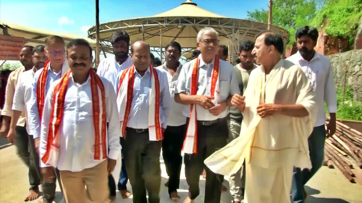 BPCL Representatives Visited Durgamma Temple in Vijayawada