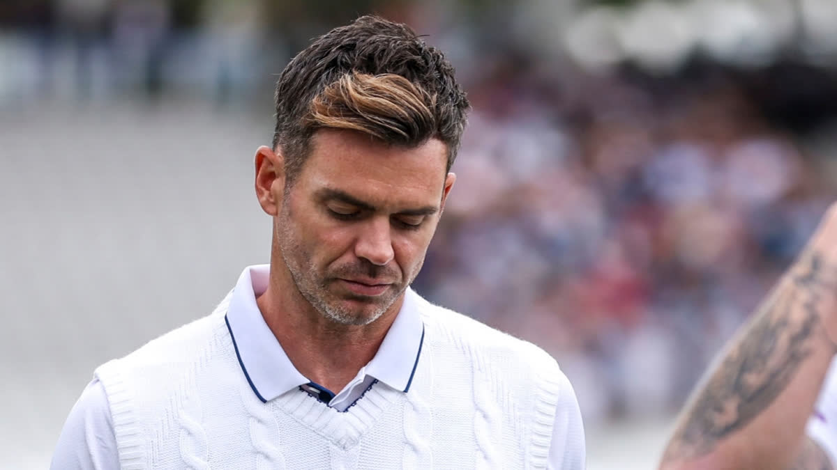 James Anderson was seen emotional after his daughter rang the bell at Lord's stadium, signalling the commencement of the first Test between England and West Indies on Wednesday.