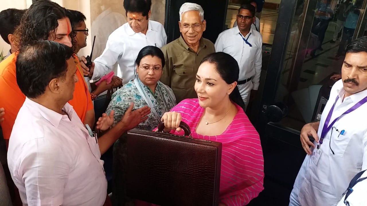 FINANCE MINISTER DIYA KUMARI,  RAJASTHAN ASSEMBLY