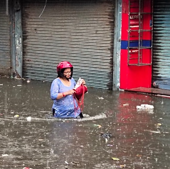 Rain And Water Logging in Kashipur