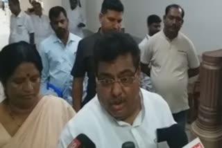 MINISTER MB PATIL REACTS ON ED RAID