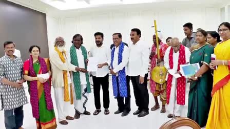 RS 25 Lakhs Checks to Padma Shri Winners in Telangana