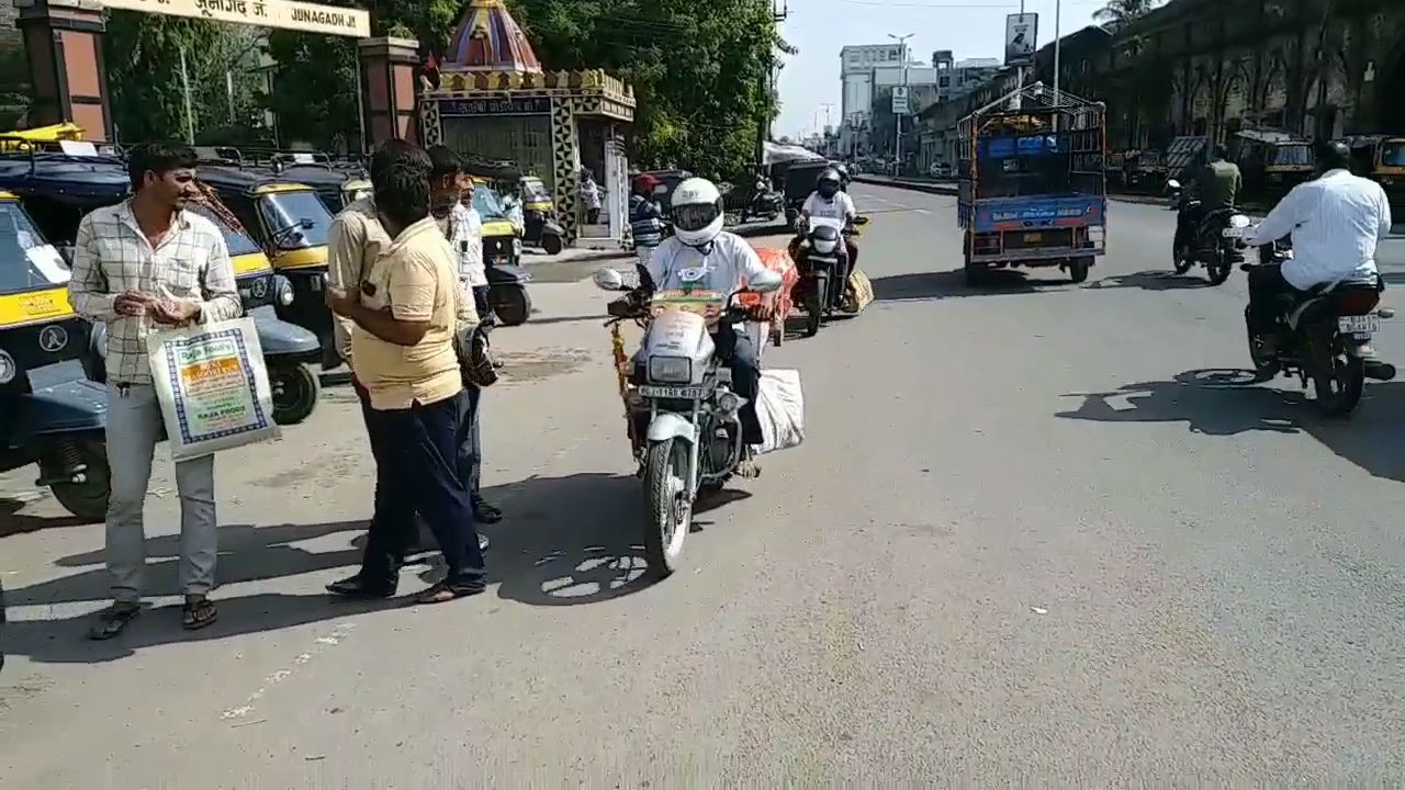 જૂનાગઢના ત્રણ બાઈક સવારો