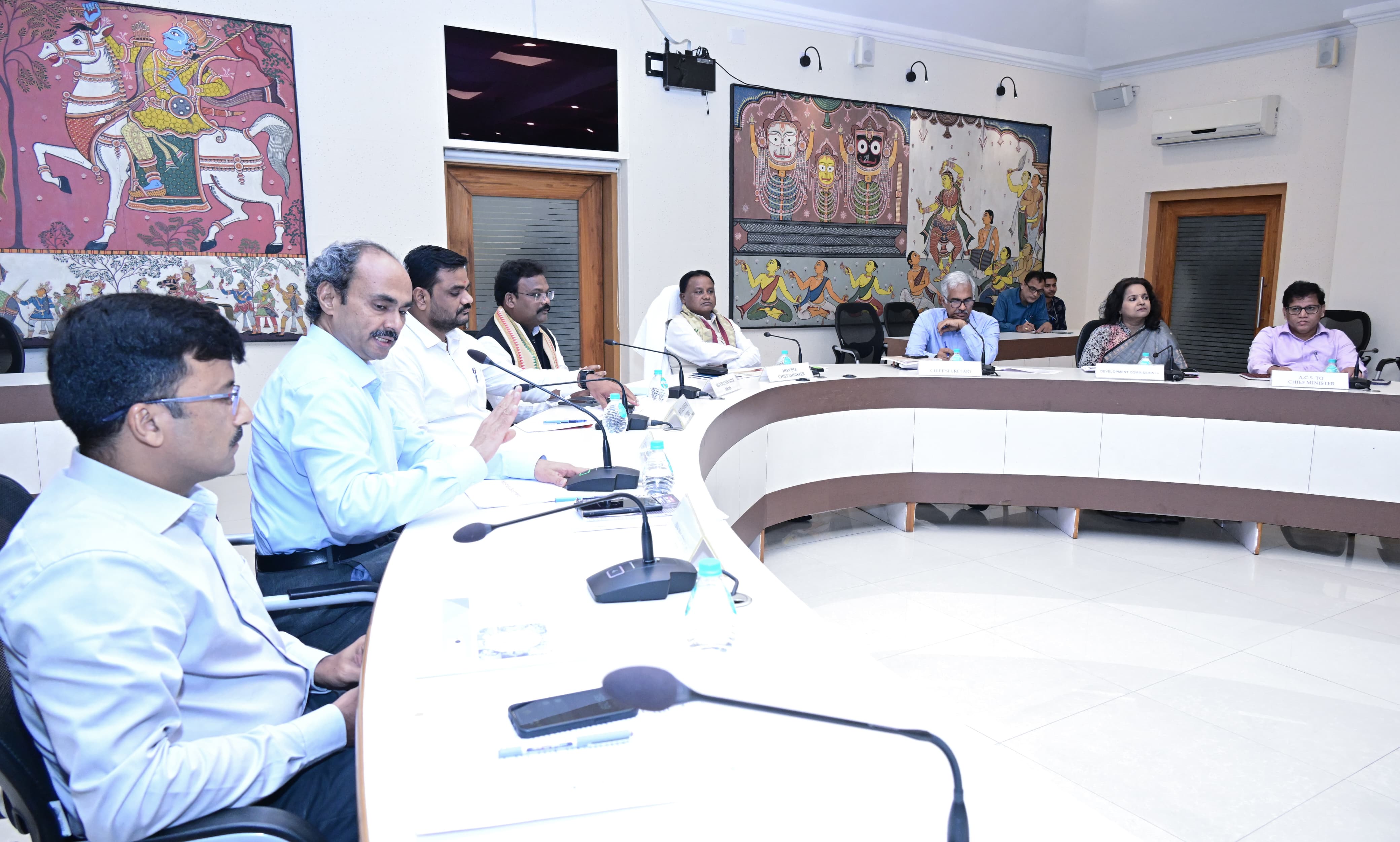 CM Mohan Majhi Review Meeting