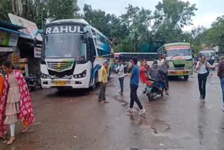 CHHINDWARA BUS STRIKE