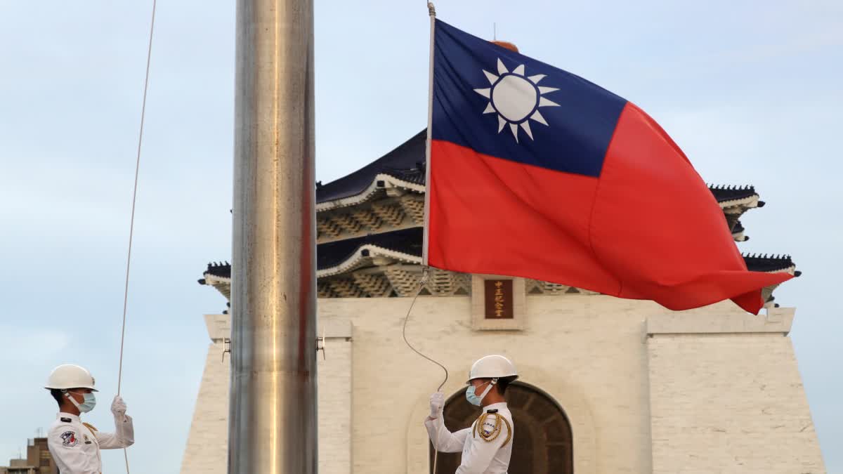 China sent navy ships and a large group of fighter jets toward Taiwan, continuing its military pressure on the island, Taiwan’s defense ministry said Thursday, Aug. 10, 2023.