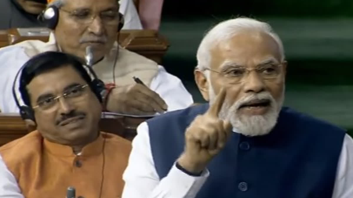 PM NARENDRA MODI REPLY IN LOK SABHA NO CONFIDENCE MOTION