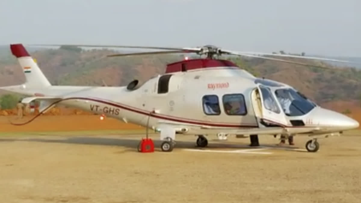 Helicopter carrying CM Shinde to Satara diverted to Mumbai due to bad weather; lands safely