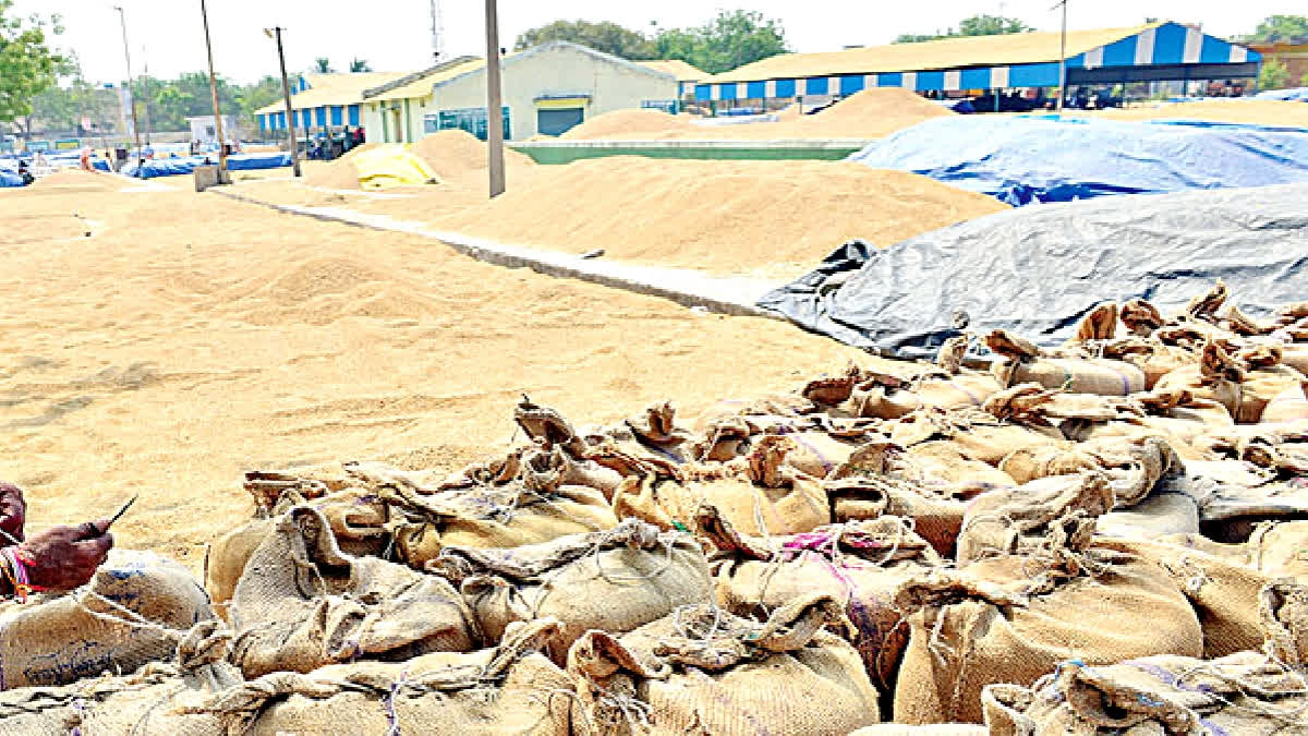 Grain Auction In Telangana