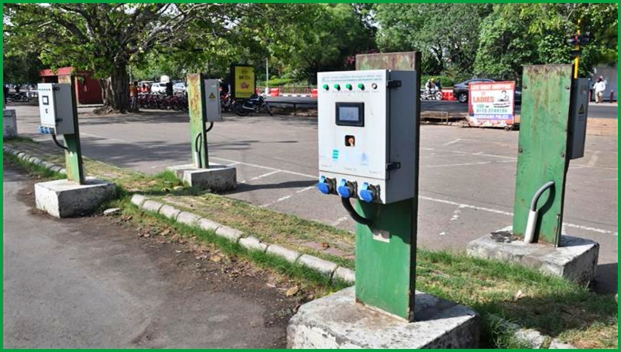 E Charging Station in Chandigarh