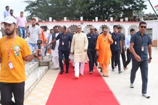 CM Shivraj worshiped Maa Narmada