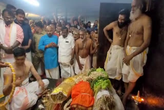 sabarimala  നിറപുത്തരി പൂജ  sabarimala niraputhari pooja  ശബരിമല നിറപുത്തരി പൂജ  niraputhari pooja  Sabarimala news  മഹാഗണപതി ഹോമം  ശബരിമല വാർത്തകൾ  sabarimala news