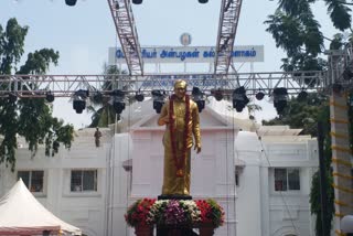 prof anbazhagan statue