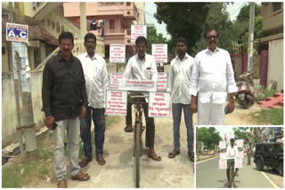 Sarpanch_Cycle_Yatra_to_Get_Panchayat_Funds