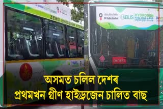 Green hydrogen bus service