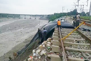 Railway Track Number 3 Verge to Damaged