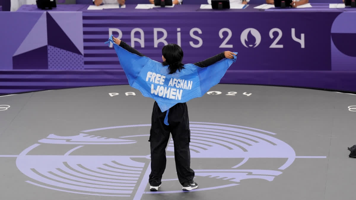 After Indian wrestler Vinesh Phogat's disqualification from women's 50kg wrestling final, Afghan B-Girl Manizha Talash, who received asylum from Spain and representing the Refugee Olympic Team at the Paris 2024 Olympics, was disqualified from the first ever breaking competition at Summer Games following her pre-qualifier match against India Sardjoe on Friday.