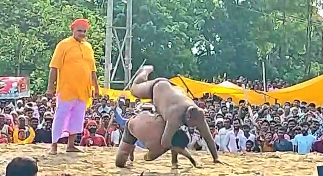 Wrestling Competition In Motihari