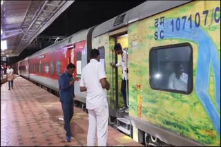 Smoke in Dharmavaram Express