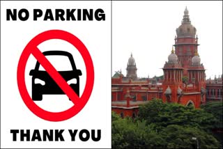 NO PARKING SIGN BOARD, MADRAS HIGH COURT