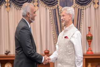 S Jaishankar meets Maldives President Mohamed Muizzu