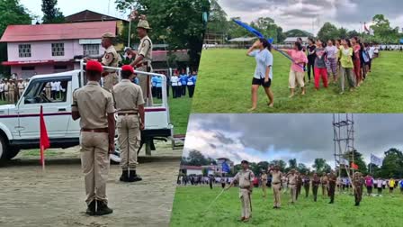 security-tightened-in-jonai and lakhimpur-ahead-of-independence-day 2024 -celebrations