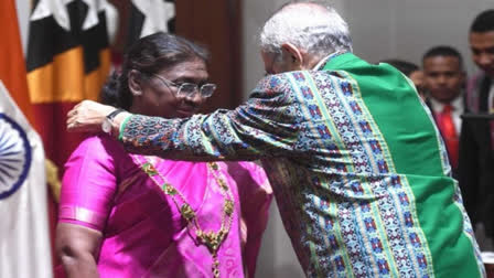 President Murmu Holds Discussions With Her Timor Leste Counterpart, Receives Highest Civilian Award