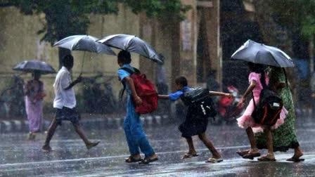 RAIN ALERT IN KERALA  ORANGE ALERT FOR TWO DISTRICTS  കേരളത്തിൽ ശക്തമായ മഴയ്‌ക്ക് സാധ്യത  HEAVY RAIN FOR NEXT FIVE DAYS