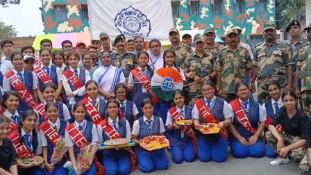 BSF and Students Celebrate Raksha Bandhan