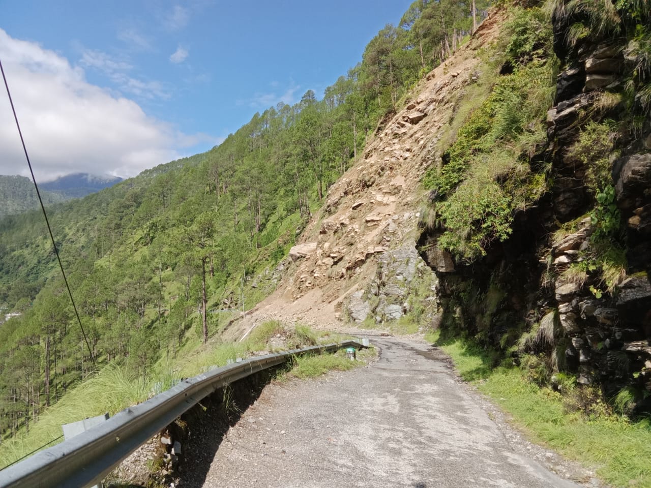 Rudraprayag Kedarnath NH landslide