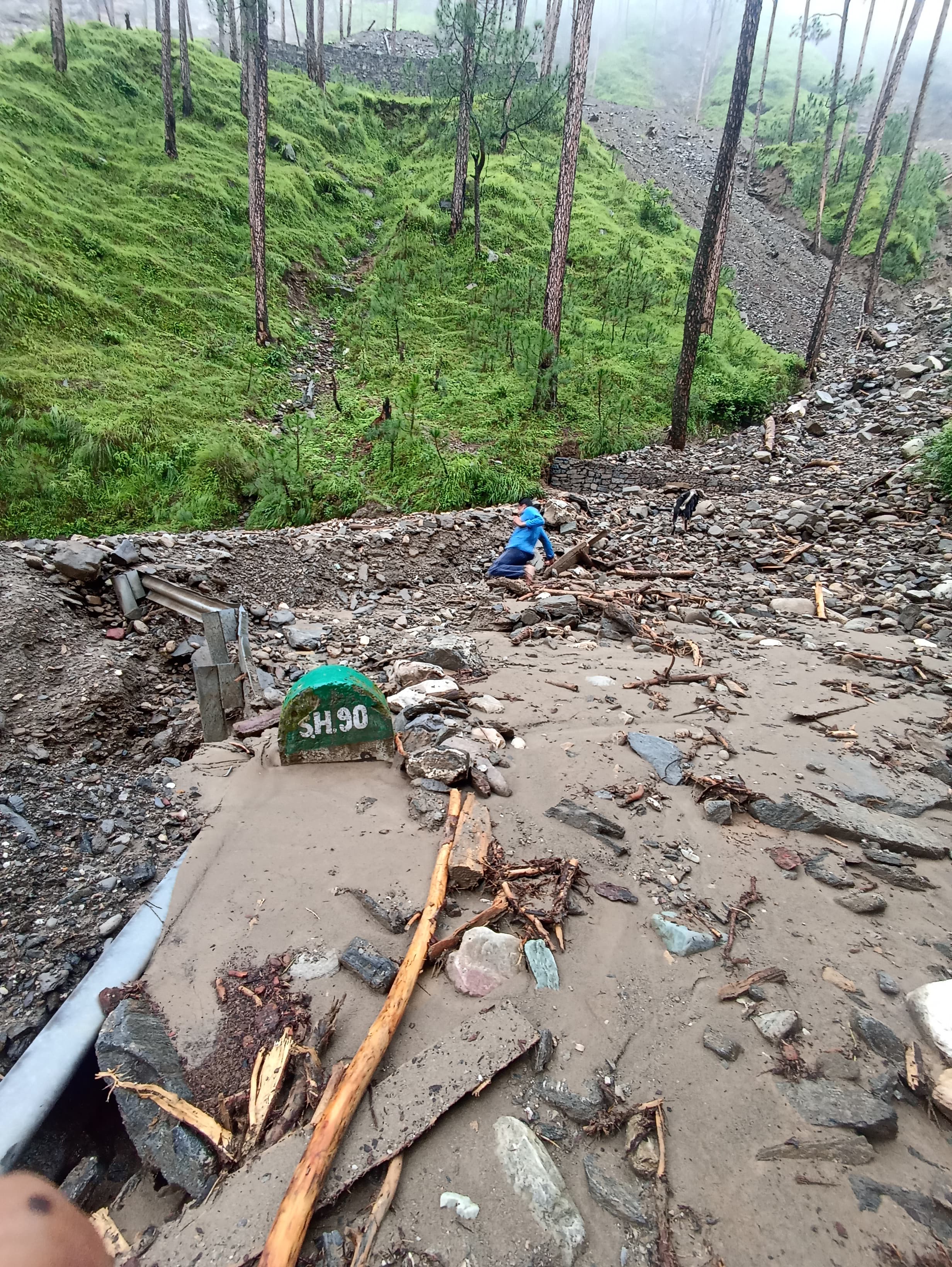 Rudraprayag Kedarnath NH landslide