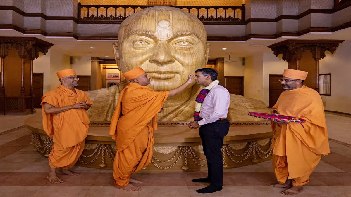 UK PM At Akshardham