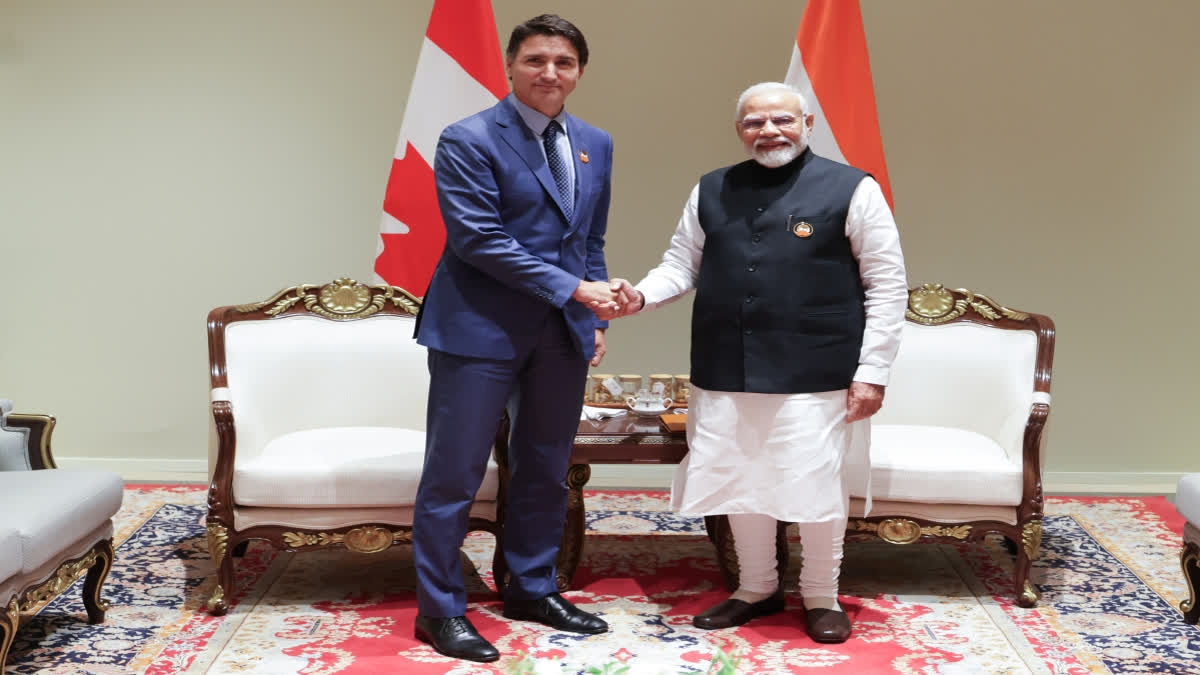 Prime Minister Narendra Modi met his Canadian counterpart Justin Tradeau