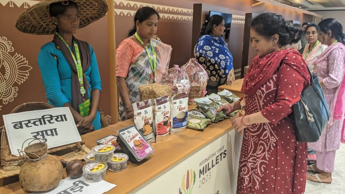 Exhibition of millets products of Chhattisgarh