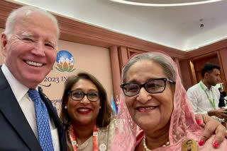 G-20: Sheikh Hasina 'selfie moment' with Joe Biden; India in side, Bangladesh PM warms up before 'toughest polls'