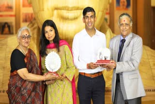 Rishi Sunak Visit Akshardham Temple