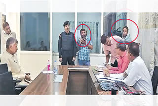 sakshi media person in sit enquiry room