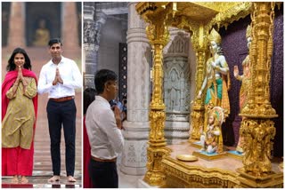 Rishi Sunak Visits Temple