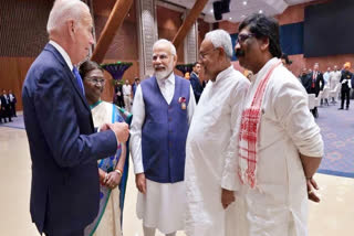 President Draupadi Murmu, Prime Minister Narendra Modi, US President Joe Biden and Jharkhand Chief Minister Hemant Soren were among those who attended the dinner.