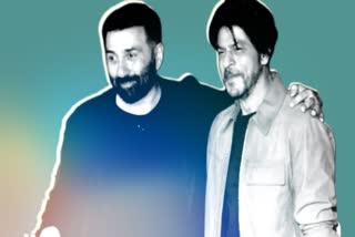 Sunny Deol And  Shah Rukh Khan