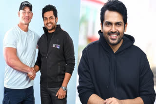 Karthi poses with John Cena  Karthi shared picture with John Cena  Karthi picture with John Cena  Karthi with John Cena  John Cena  American professional wrestler John Cena  wrestler John Cena  ജോൺ സെന  കാർത്തി  കണ്ടുമുട്ടിയതിൽ അതിയായ സന്തോഷം  A great pleasure meeting you  ജോൺ സെനയ്‌ക്കൊപ്പം പോസ് ചെയ്‌ത് കാർത്തി  ജോൺ സെനയ്‌ക്കൊപ്പം കാർത്തി  ഡബ്ല്യു ഡബ്ല്യു ഇ താരം ജോൺ സെന