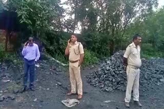 illegal coal depot in Dhanbad
