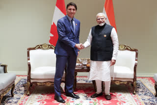 Prime Minister Narendra Modi met his Canadian counterpart Justin Tradeau