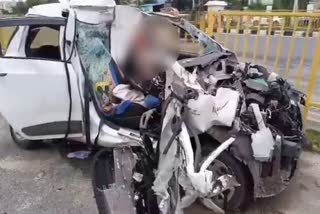 Road accident in Palwal Haryana