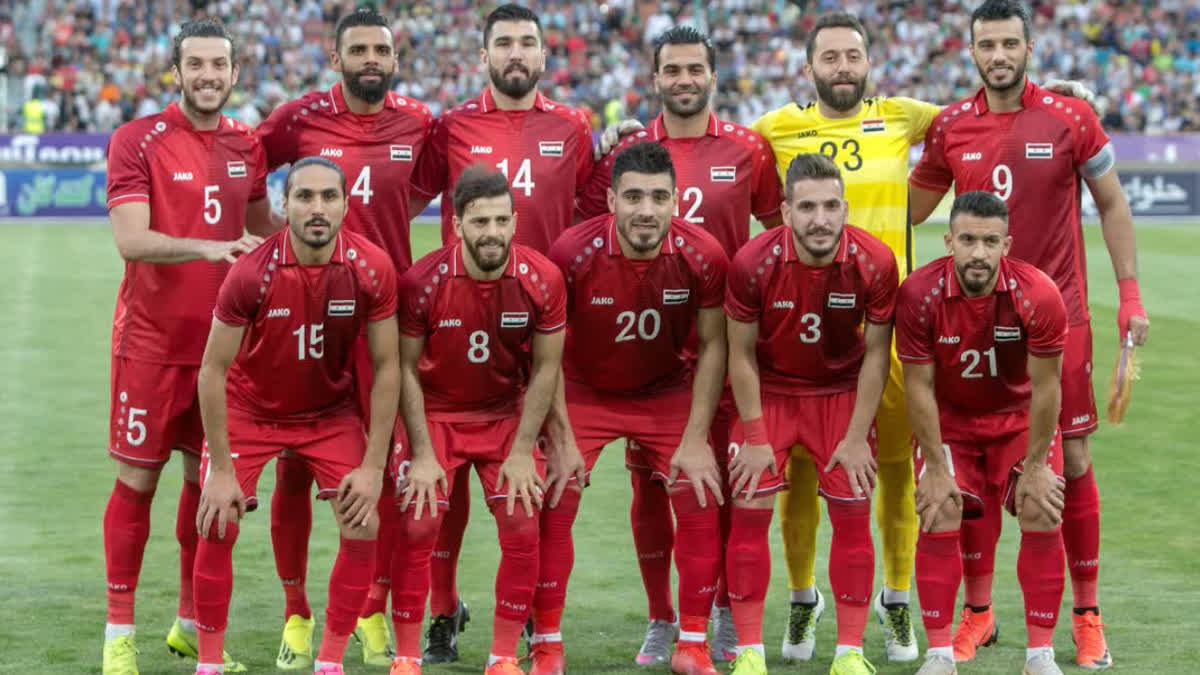 Syria football team beat INDIA