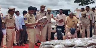 Ganjayi Smuggling in Sangareddy