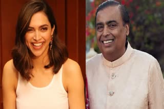 Deepika Padukone and Mukesh Ambani