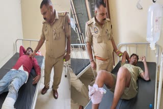 पुलिस ने 2 बदमाशों को पकड़ लिया.