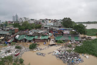 The areas in Hanoi, which are affected by Typhoon Yagi