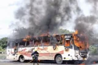 Shivshahi Bus Fire Satara